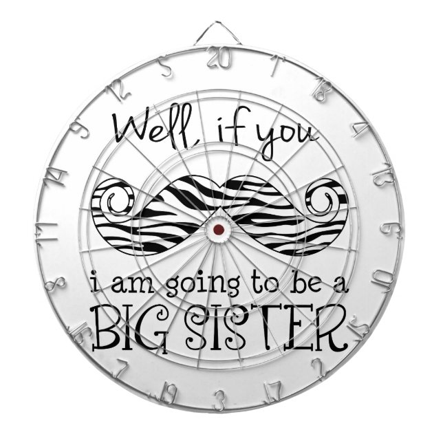 I'm Going to be a Big Sister Dartboard (Front)