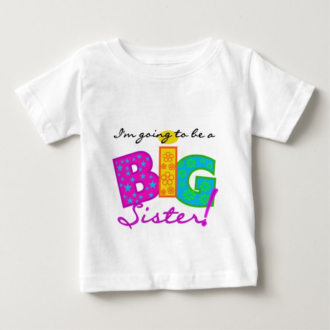 I'm Going To Be A Big Sister Tshirts (Front)