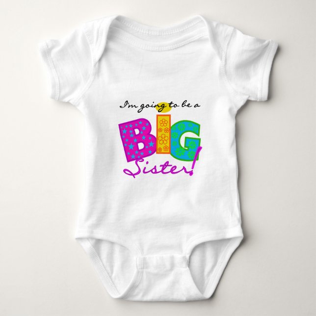 I'm Going To Be A Big Sister Tshirts (Front)