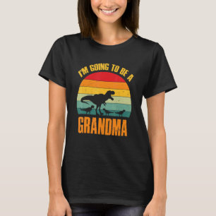 I'm Going To Be A Grandma Dinosaur Rex Vintage T-Shirt