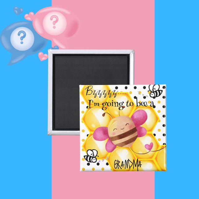 I'm Going to Be a Grandma Personalised Magnet (Creator Uploaded)