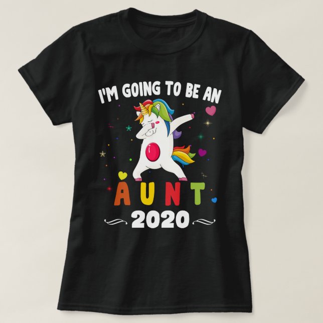 i'm going to be an aunt 2020 T-Shirt (Design Front)