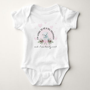 I'm Going to be Big Brother Pregnancy Reveal Photo Baby Bodysuit