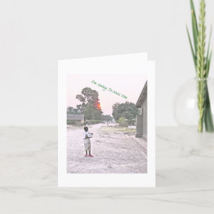 "I'm Going To Miss You" Notecard