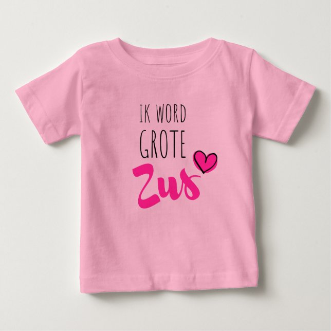I'm gonna be a big sister baby T-Shirt (Front)
