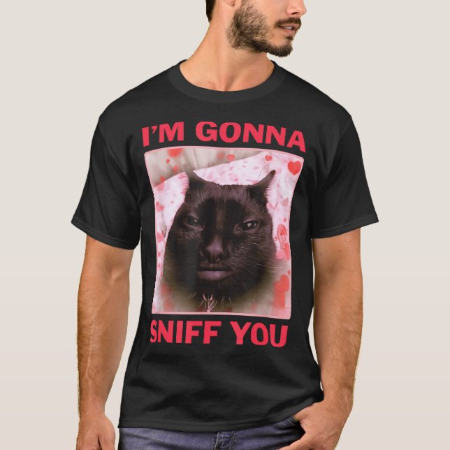 I'm Gonna Sniff You Funny Raunchy Brainrot Meme Ge T-Shirt (Front)