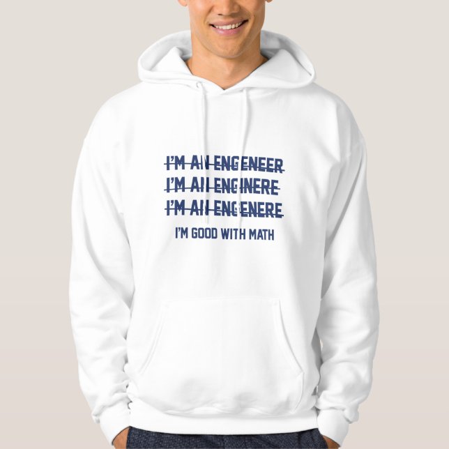 I'm Good With Math Hoodie (Front)