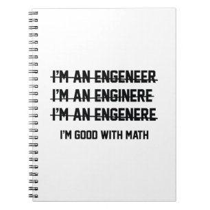 I'm Good With Math Notebook