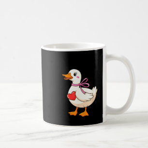 I'm Goosey For You Coquette Valentine Goose  Coffee Mug