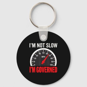 I'm Governed Speed Limiter Funny Trucker Truck Dri Key Ring
