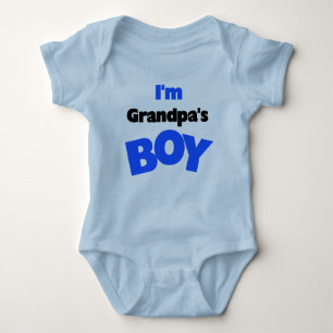 I'm Grandpa's Boy Baby Bodysuit