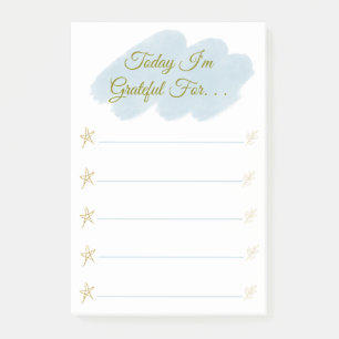 I'm Grateful for Personalised Grateful Post-it Notes