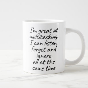 I'm great at multitasking  large coffee mug