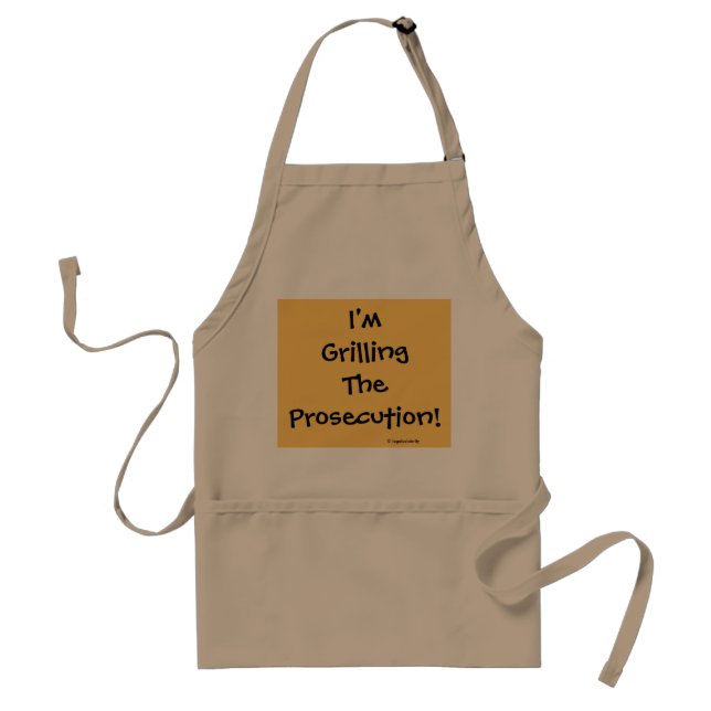 I'm Grilling The Prosecution! Standard Apron (Front)