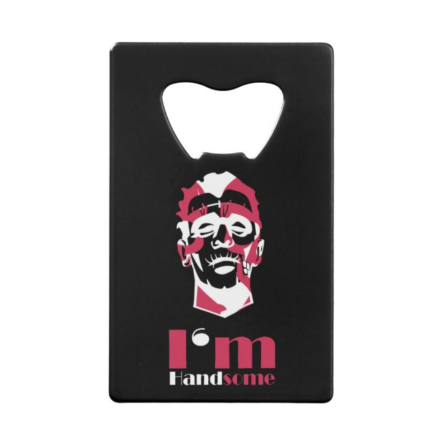 I'm handsome abstract face Case-Mate iPhone case T (Front)