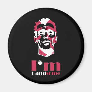 I'm handsome abstract face Case-Mate iPhone case T Magnet