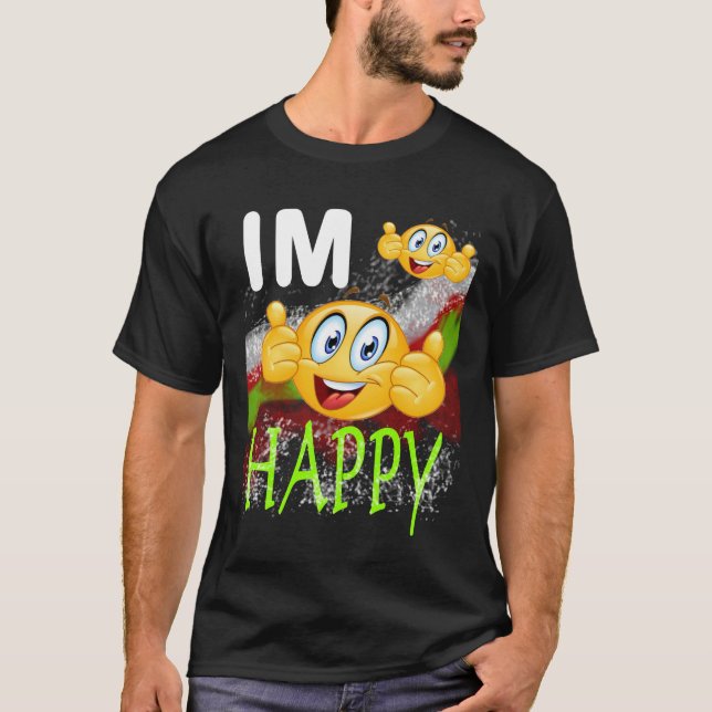 Im Happy Emoji T-shirt (Front)