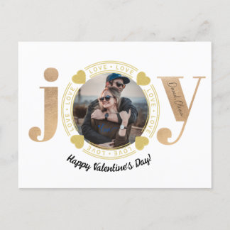 I'm Happy to Spend Valentine's Day with You Postcard