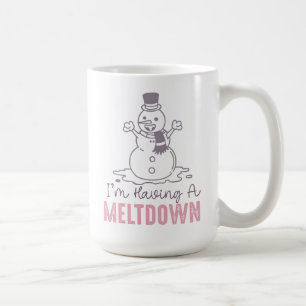 I'm Having a Meltdown - Funny Snowman Design Coffee Mug
