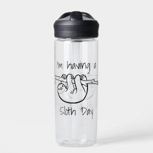I'm Having a Sloth Day Water Bottle