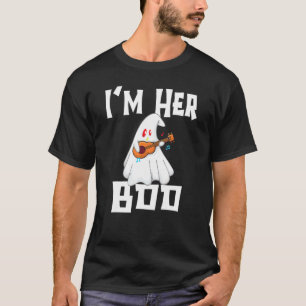 I'm Her Boo Men Ghost Couples Halloween Costumes F T-Shirt