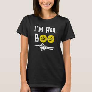 I'm Her Boo Men Women Couples Halloween Costumes M T-Shirt
