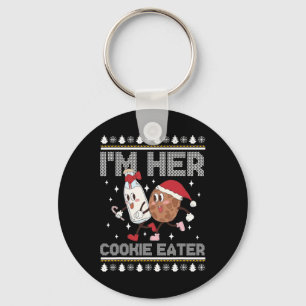 I'm Her Cookie Eater - Im His Milk Drinker Christm Key Ring