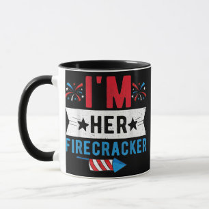 I'm Her Firecracker Fun 4th Of July Firework  Mug