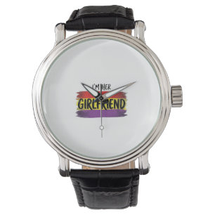 Im Her Girlfriend Rainbow Pride Vector Shirt Watch