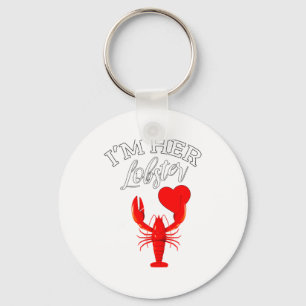 Im Her Lobster Heart Couple Matching Gift Valentin Key Ring