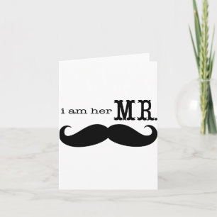 I'm Her Mr. Moustache Grooms Thank You Card