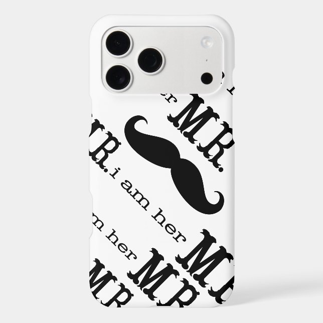 I'm Her Mr. Moustache GroomsRazr Phone Case (Back)