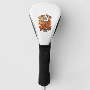Im Here Boos Halloween Ghost Drink Spiderweb Bat_1 Golf Head Cover