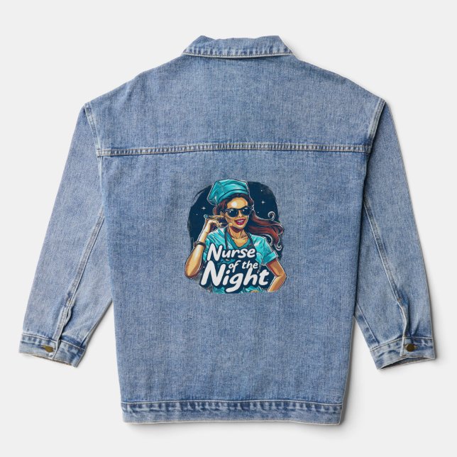 I'm Here for the Boos Denim Jacket (Back)