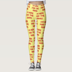 I'm Here For The BOOS (Red Version) Leggings