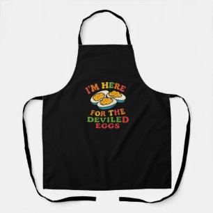 I'm Here for the Deviled Eggs Thanksgiving Classic Apron