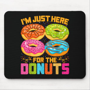 Im Here for The Doughnuts Funny Halloween Costume Mouse Pad