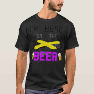 Im Here for the Golf and Beer Humourous Fathers T-Shirt
