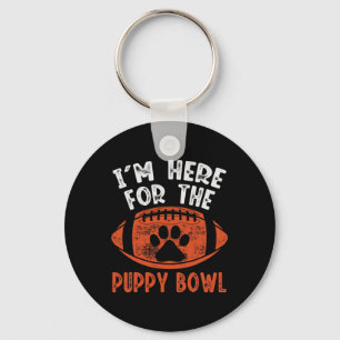 I'm Here For The Puppy Bowl - Funny Dog Uni-adults Key Ring