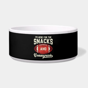 I'm Here For The Snacks And Commercials Football