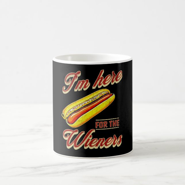 I'm here for the Wieners Coffee Mug (Center)