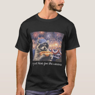 Im Here For The Wieners Hot Dog Funny 4th Of July T-Shirt