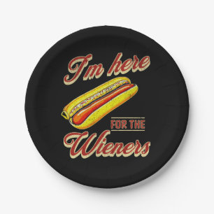 I'm here for the Wieners Paper Plate