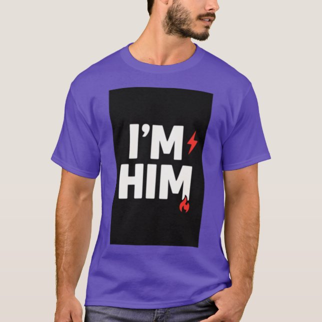 Im Him Oversized T-Shirt (Front)
