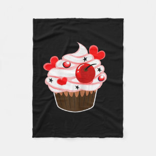 I'm His Cupcake I'm Her Studmuffin Valentine Match Fleece Blanket