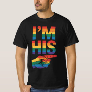 I'm His Gay Couple Matching LGBTQ Pride T-Shirt