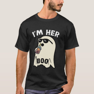 Im his Witch her BOO matching couples Halloween co T-Shirt