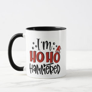 I'm Ho Ho Hammered  Funny Christmas Xmas Drinking Mug
