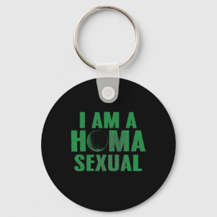 I'm Homa Ual Golf Lover Club And Ball Sport Key Ring