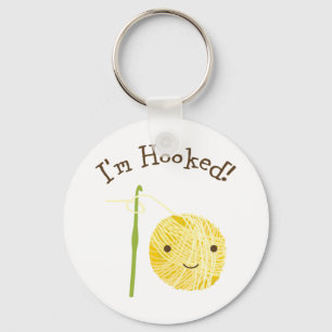 I'm Hooked! Key Ring
